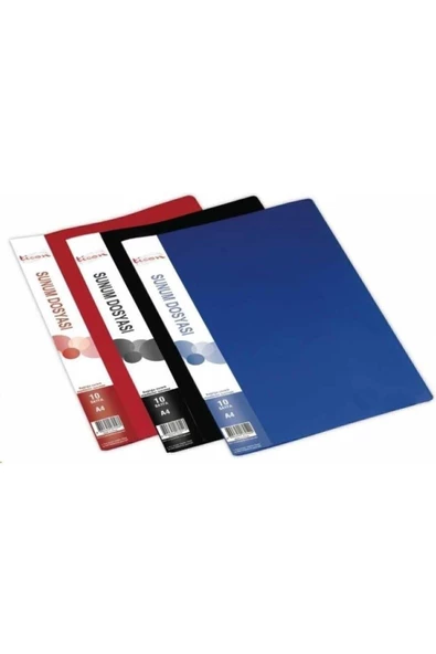 TİCON 10 LU SUNUM DOSYASI KIRMIZI