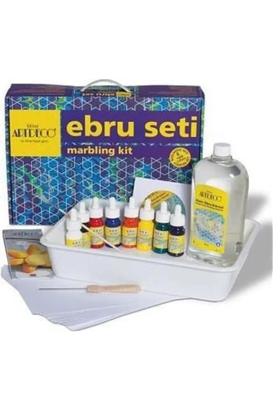 Artdeco Ebru Başlangıç Seti 8 Renk