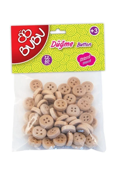 BUBU NATURAL DÜĞME 60 LI