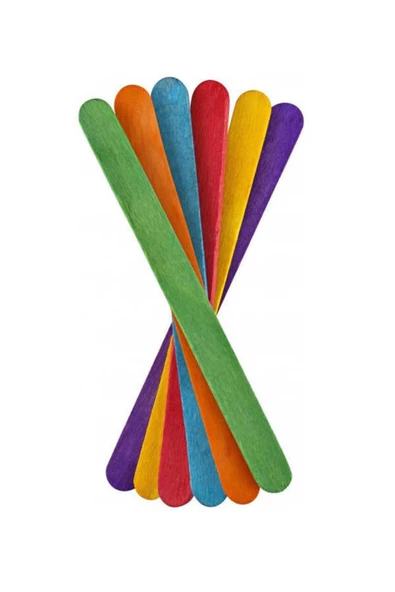 VİVA AHŞAP KÜÇÜK ÇUBUK RENKLİ 50 Lİ - 2