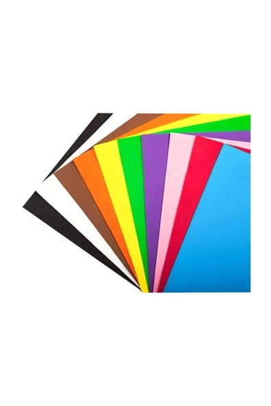 Fon Kartonu 10'lu 50 x 70 cm 160 gr Karışık Renk