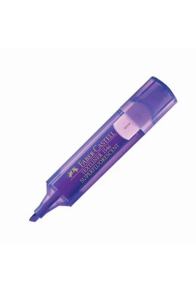 FABER CASTELL  FOSFORLU MOR İŞARETLEME  KALEMİ