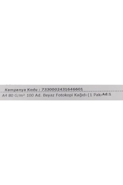 saraynot A4 Fotokopi Kağıdı 100lü - 6