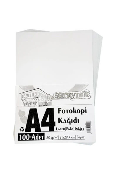 saraynot A4 Fotokopi Kağıdı 100lü