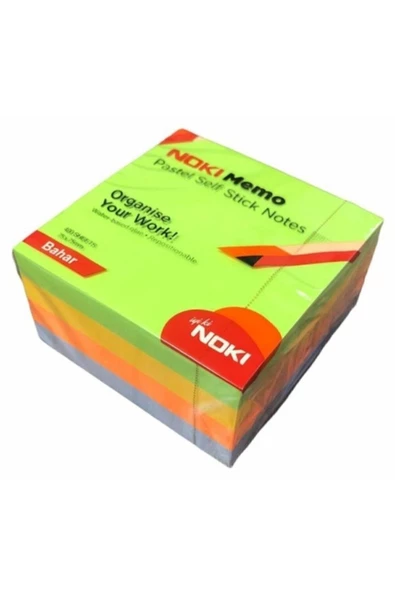 NOKİ MEMO 75*75 PASTEL BAHAR KÜP BLOK 400 SF