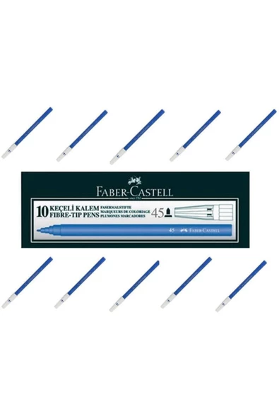 45 Keçeli Kalem 10 Lu Paket