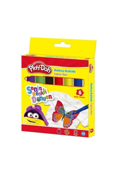 PLAY DOH KUMAŞ KALEMİ 6 RENK