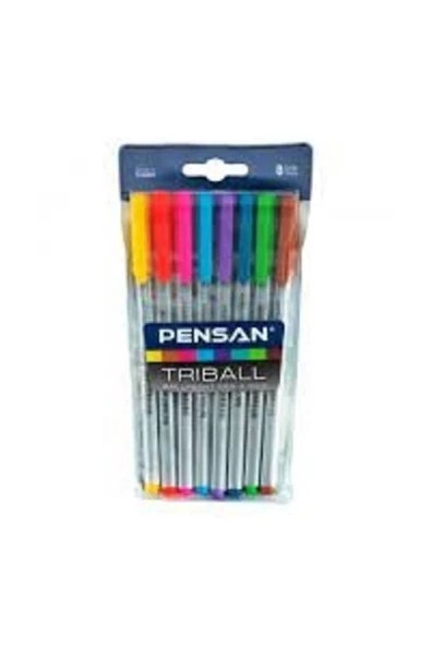 PENSAN 8 Lİ  RENKLİ TÜKENMEZ KALEM