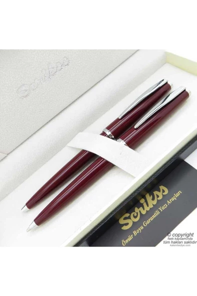 SCRICKS/33 TÜKENMEZ KALEM KIRMIZI