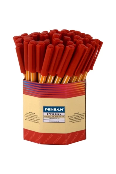 PENSAN 1010 TÜKENMEZ KALEM KIRMIZI