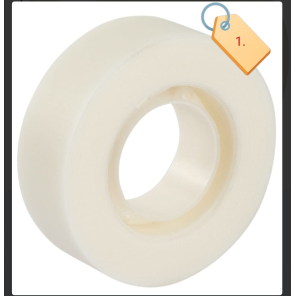 görünmez bant 19-33ebat 48adetli üstü yazılabilir ürün görseli