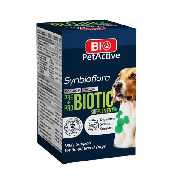 Bio Petactive Köpek Synbioflora 0,5 Gr 60 Tabs