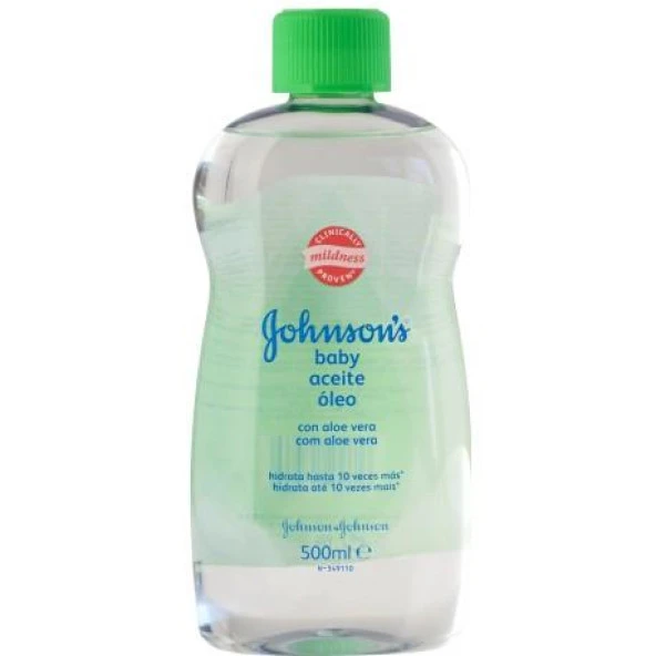 Johnsons Baby Oil Aloe Vera 300 ml Yeşil