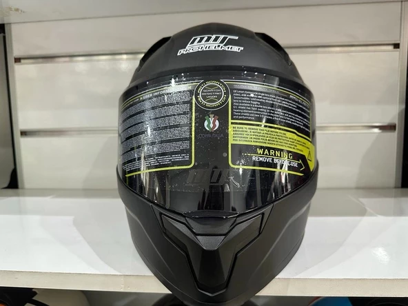 KASK MTS PRO 910 GÜNEŞ GÖZLÜKLÜ MAT SİYAH - 4