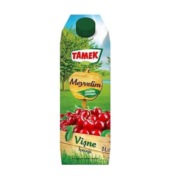 TAMEK VİŞNE MEYVE SUYU 1 LT