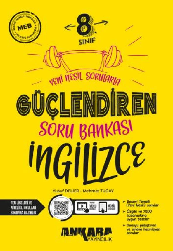Ankara Yayıncılık 8. Sınıf İngilizce Güçlendiren Soru Bankası