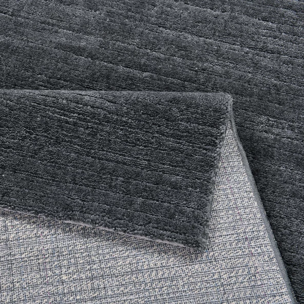 Madu Gri Yumuşak Peluş Shaggy Çocuk Odası Oturma Odası Salon Mutfak Koridor Halısı 1386Y_RN11 - 5