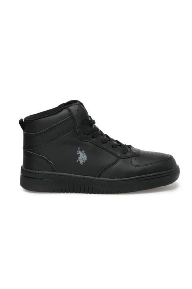 U.S Polo Assn. ARISTO HI 3PR Erkek Sneaker Ayakkabı Siyah 40-45 - 4