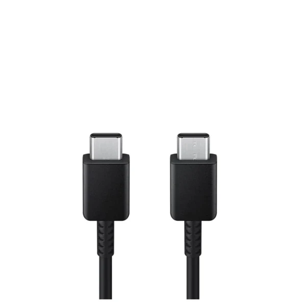 Samsung Oppo A52 İle Uyumlu 60W Type-C To Type-C Data ve Şarj Kablo 1.8Metre Siyah