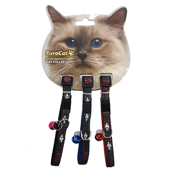 EuroCat Kedi Boy. Tas. Balık Des.10mm28cm (3 Lü) ürün görseli