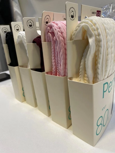 PENTİ PRETTY KNIT 80 DEN KÜLOTLU ÇORAP SİYAH 6-8 YAŞ - Resim 2