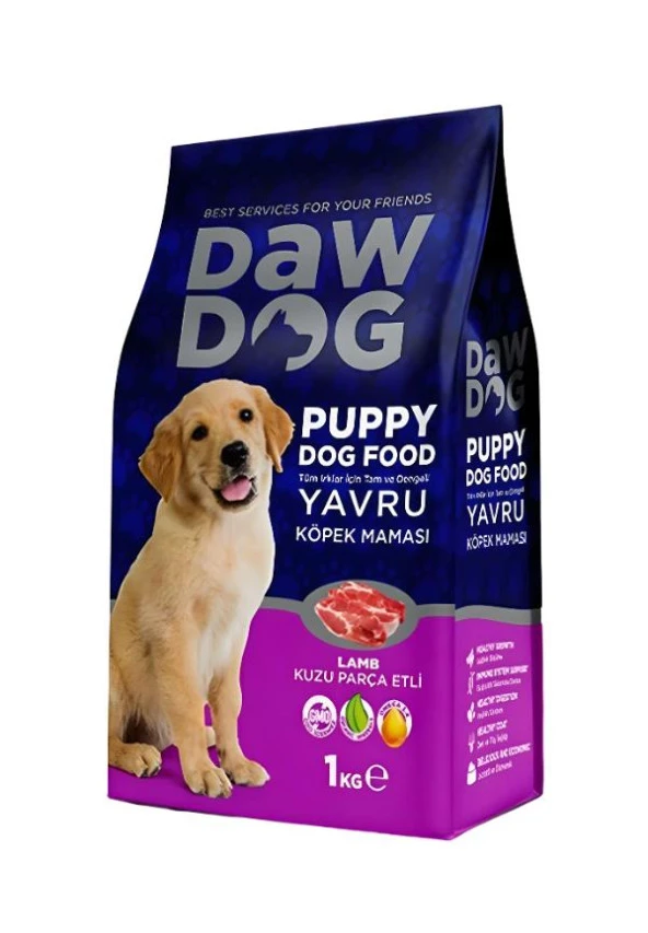 DAWDOG 1 KG YAVRU KÖPEK MAMASI KUZU ETLİ*6