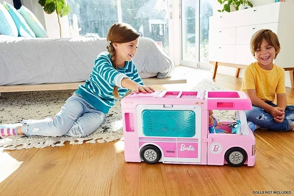 Barbie'nin Üçü Bir Arada Rüya Karavanı GHL93 - 2