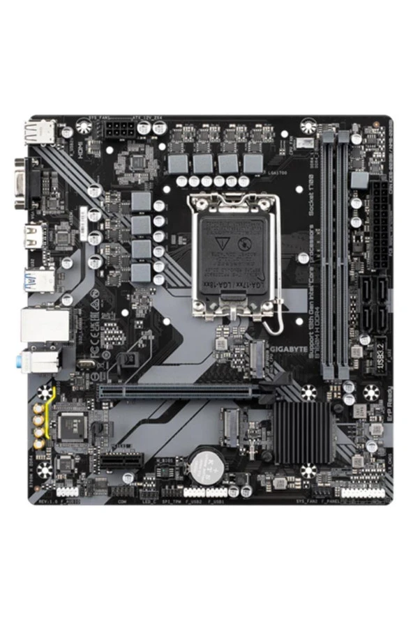 Gigabyte  B760M H DDR4 3200MHZ 1XVGA 1XHDMI 1XM.2 USB 3.2 MATX 1700P (13. VE 12.NESİL İŞLEMCİ UYUMLU) - 2