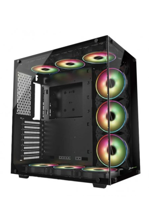 GamePower  Warcry 6x120mm Argb Fanlı Gaming Oyuncu Bilgisayar Kasası - Resim 2