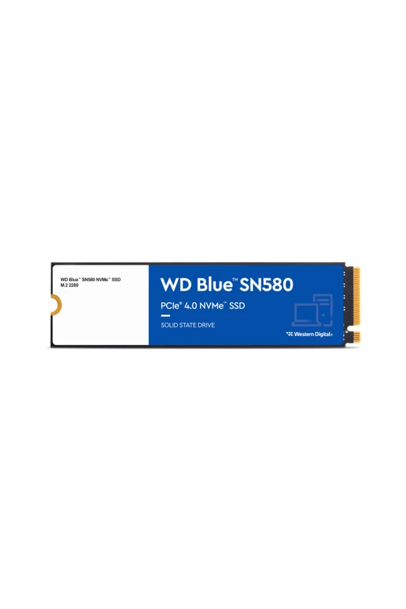 WD 500gb Blue Sn580 S500g3b0e Nvme Gen4 4000mb/s 3600mb/s Ssd Disk