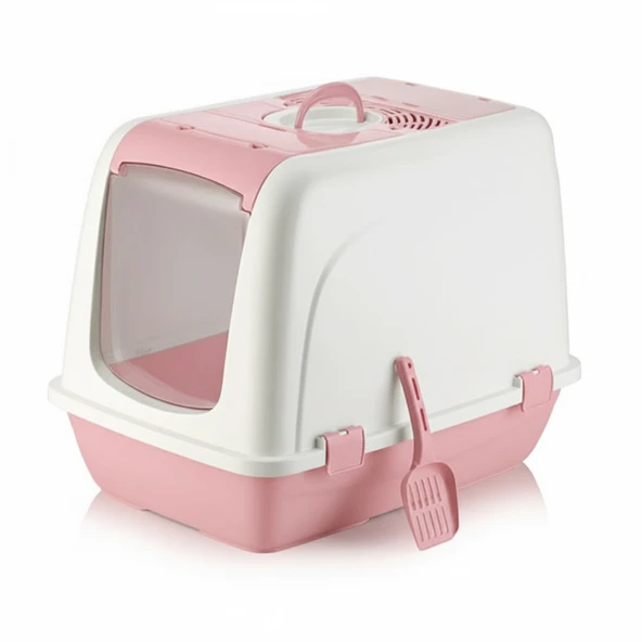 BvLX  5092 Kapalı Büyük Boy Kedi Tuvaleti XXL - Resim 4