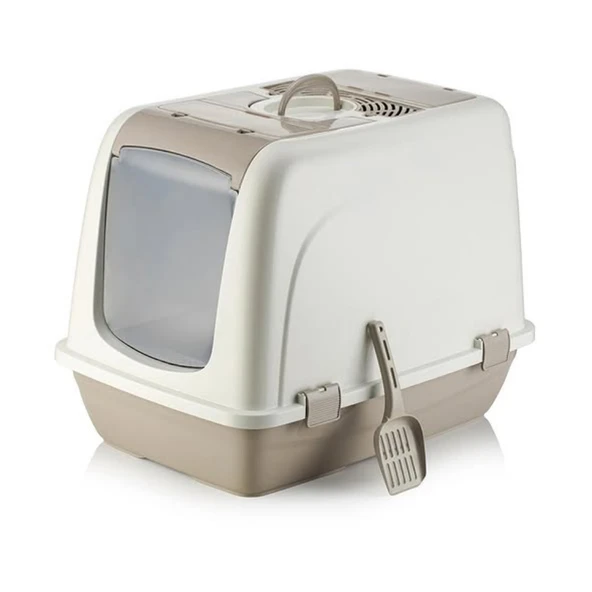 BvLX  5092 Kapalı Büyük Boy Kedi Tuvaleti XXL ürün görseli 1