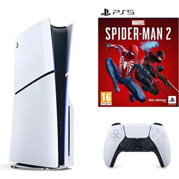 Sony Playstation 5 Slim Diskli + Ps5 Spider-Man 2