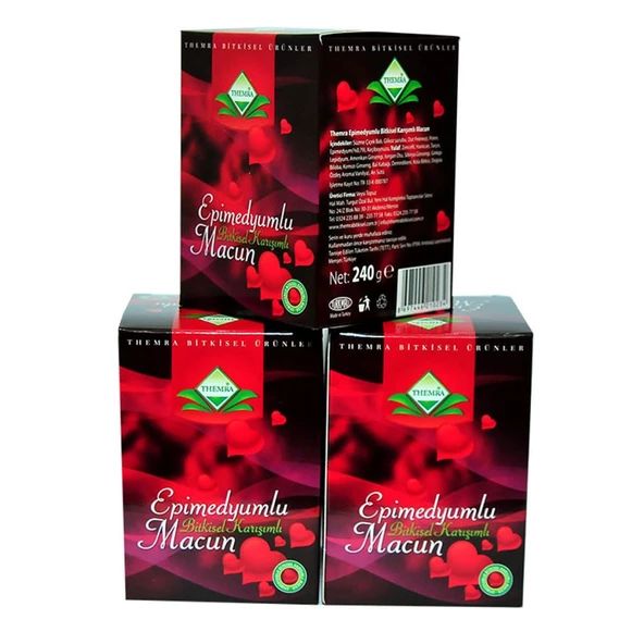 Themra Ballı Bitkisel Karışımlı Macunu 240Gr X 3 Adet Kutu - 4