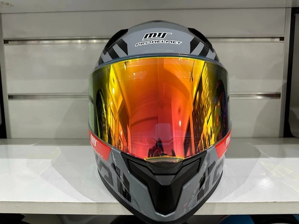 KASK MTS PRO 910 BEE GÜNEŞ GÖZLÜKLÜ GRİ - 4