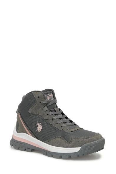 U.S Polo Assn. SAGAN HI WMN 3PR Kadın Outdoor Bot Gri 36-40 - 2