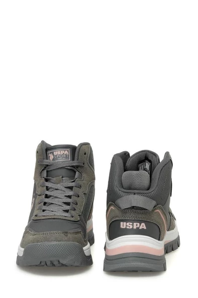 U.S Polo Assn. SAGAN HI WMN 3PR Kadın Outdoor Bot Gri 36-40 - 5