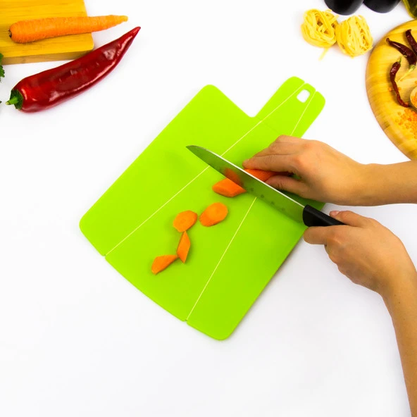 Katlanabilir Kesme Panosu Katlanabilir Kesme Tahtası Kullanışlı Pratik - 7