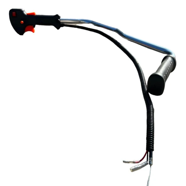 Kmtmak Yan Tip Motorlu Tırpan Bisiklet Tipi Tutma Kolu Gaz Tetiği - Resim 2