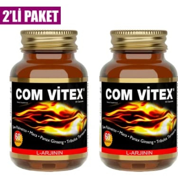 Com Vitex 60 Kapsül 2'li Paket