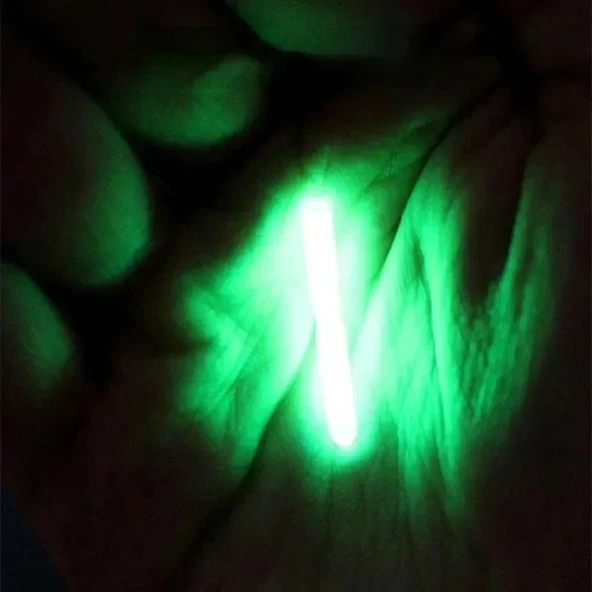 Valkyrie 50 Adet Kutulu Extra Aparatlı Fosfor Fitili - 39x4,5mm XXL boy - Glow Sticks - Yem İçi, Olta Ucu, Şamanda - 3