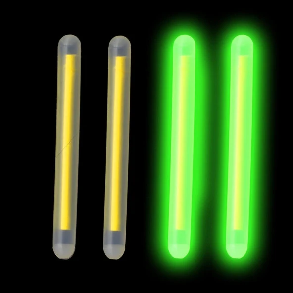 Valkyrie 50 Adet Kutulu Extra Aparatlı Fosfor Fitili - 39x4,5mm XXL boy - Glow Sticks - Yem İçi, Olta Ucu, Şamanda - 8