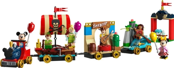 LEGO® | Disney: Disney Kutlama Treni 43212-4 Yaş ve Üzeri Genç Hayranlar ve Çocuklar için Yaratıcı Oyuncak Yapım Seti (2 - 2