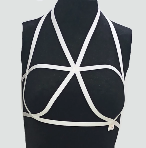 ASM1277 Kadın Ekru Karamis Bralet Tek Sütyen