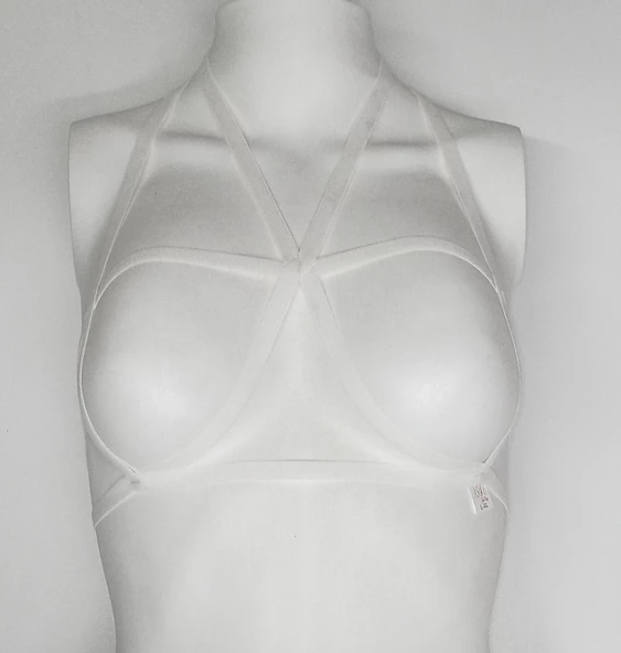 ASM1277 Kadın Ekru Karamis Bralet Tek Sütyen - 2