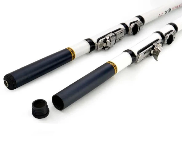 Valkyrie 3 Metre Karbon Fiber Balık Olta Kamış - 9 Boğum 9 Halka Teleskopik - - 10