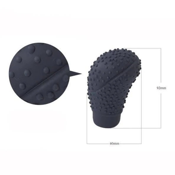 Balp Universal Gri Esnek Silikon Vites Topuzu Kılıfı - 3