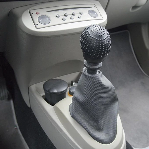 Balp Universal Siyah Yuvarlak Silikon Vites Topuzu Kılıfı - 3