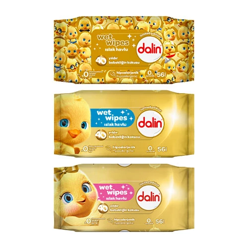 Dalin Islak Mendil 56 Lı X 3