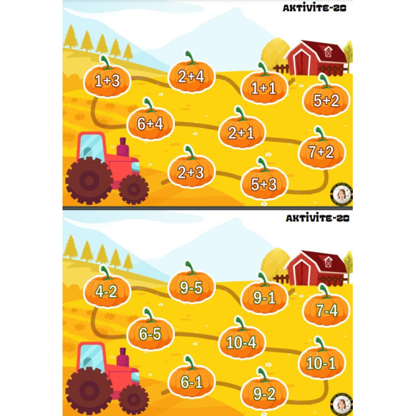 KES-YAPIŞTIR YAZ-SİL Matematik Öğren (Okul Öncesi ve Birinci Sınıflar İçin) - Resim 3